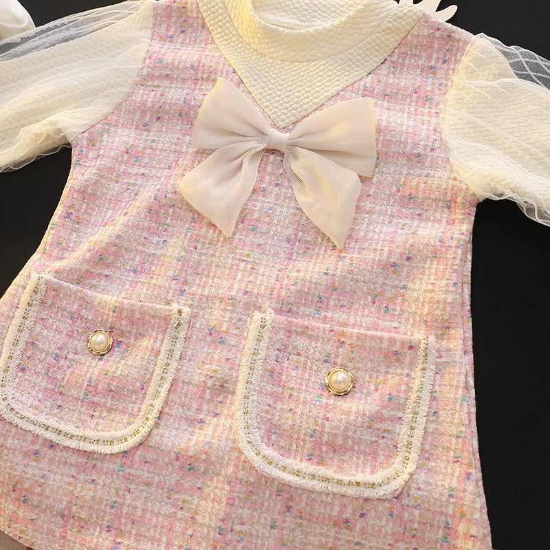 Front view of Little Elegant Darling Dress for toddlers