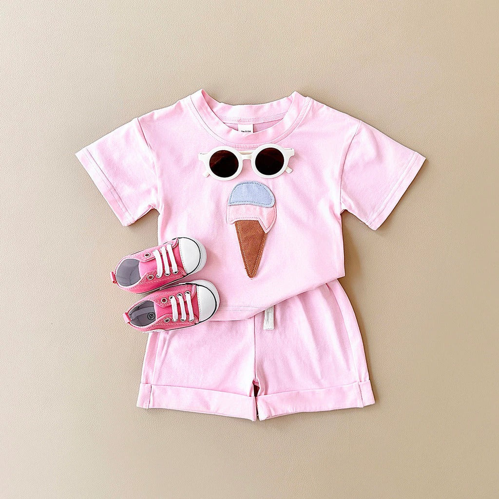 Ju Ju Jam Little Scoops baby co-ord set – stylish two-piece outfit for boys and girls.