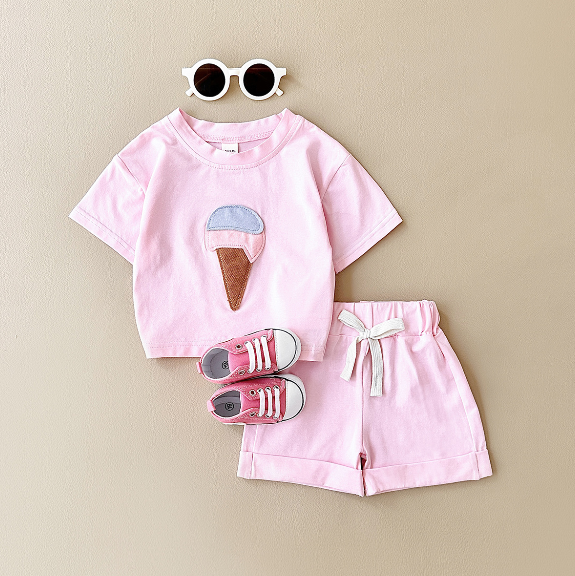 Ju Ju Jam unisex co-ord for babies – Little Scoops set for easy and stylish dressing.