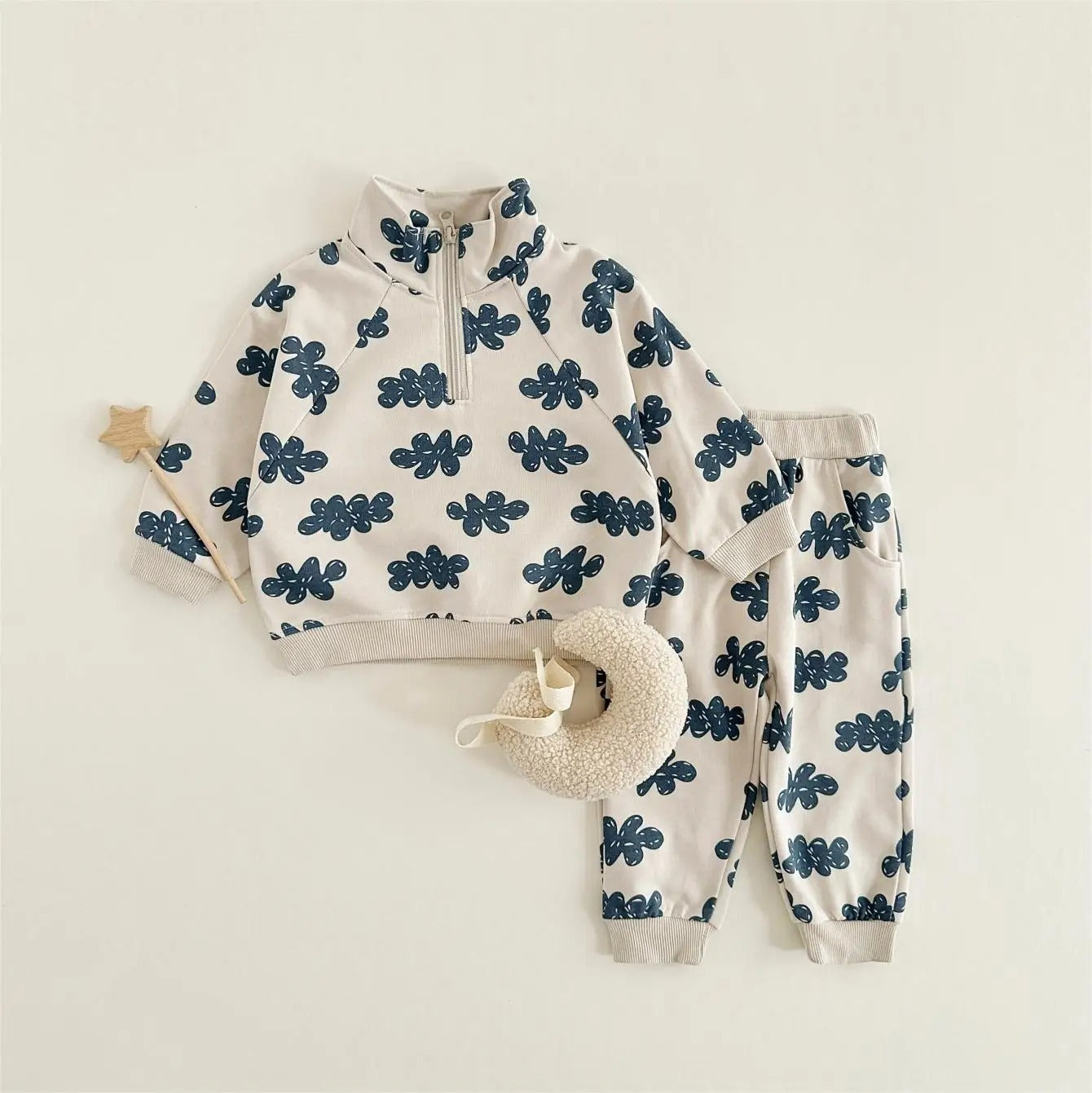 Little Sky Walker Co-ords Set for baby boys and girls by Ju Ju Jam β soft cotton top and matching bottoms in sky-inspired tones.