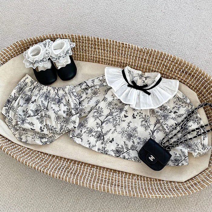 Ju Ju Jam Mia Lovely Two Piece Baby Girl Outfit β soft fabric, perfect for everyday wear or outings.