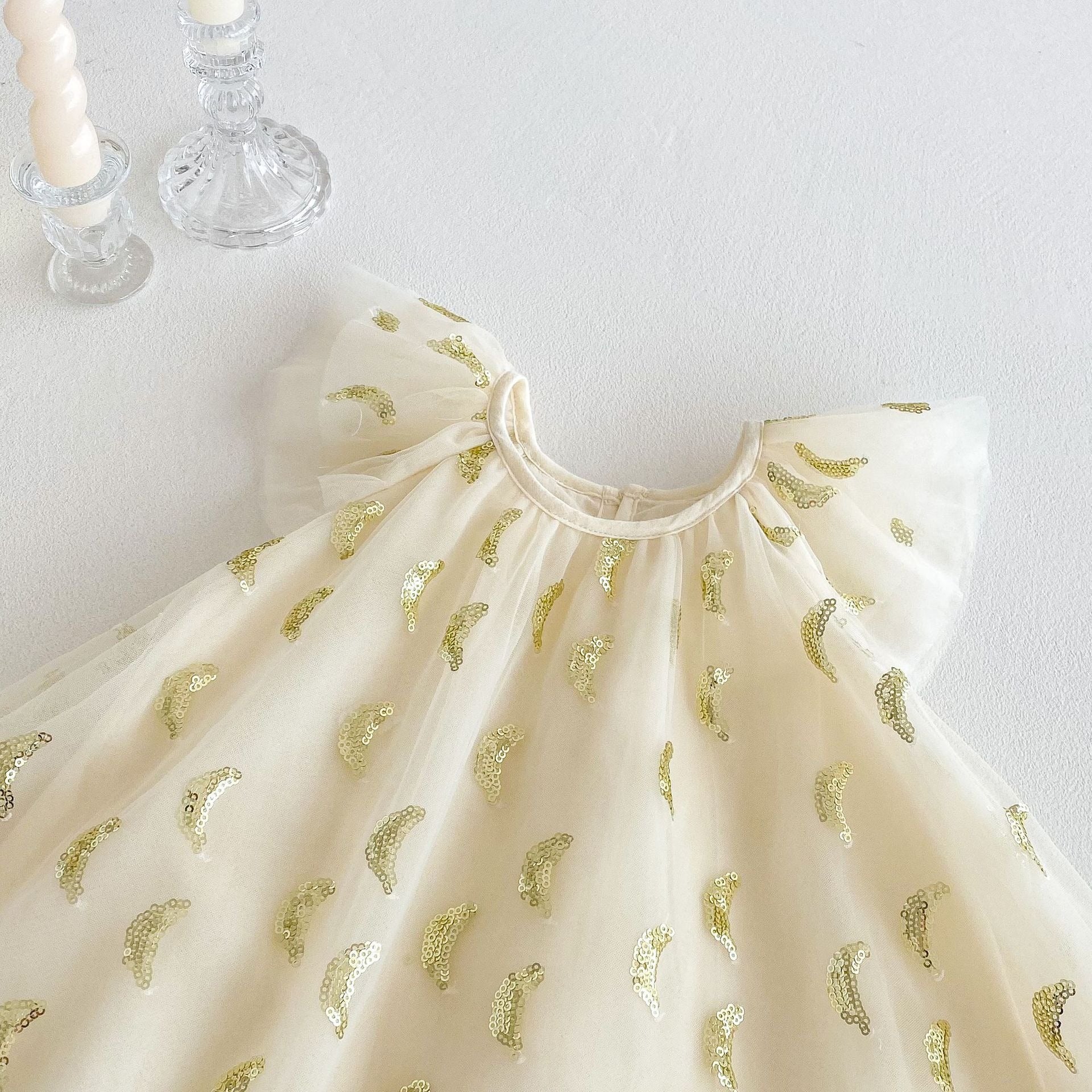 Festive baby outfit – Ju Ju Jam Nyla Party Princess Dress with sparkling finish and flared hem