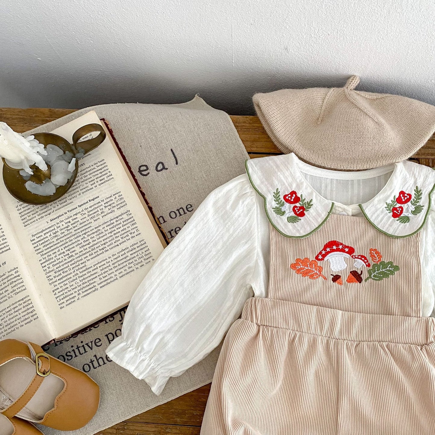 Elegant two-piece baby girl suspender set for summer β Ju Ju Jam