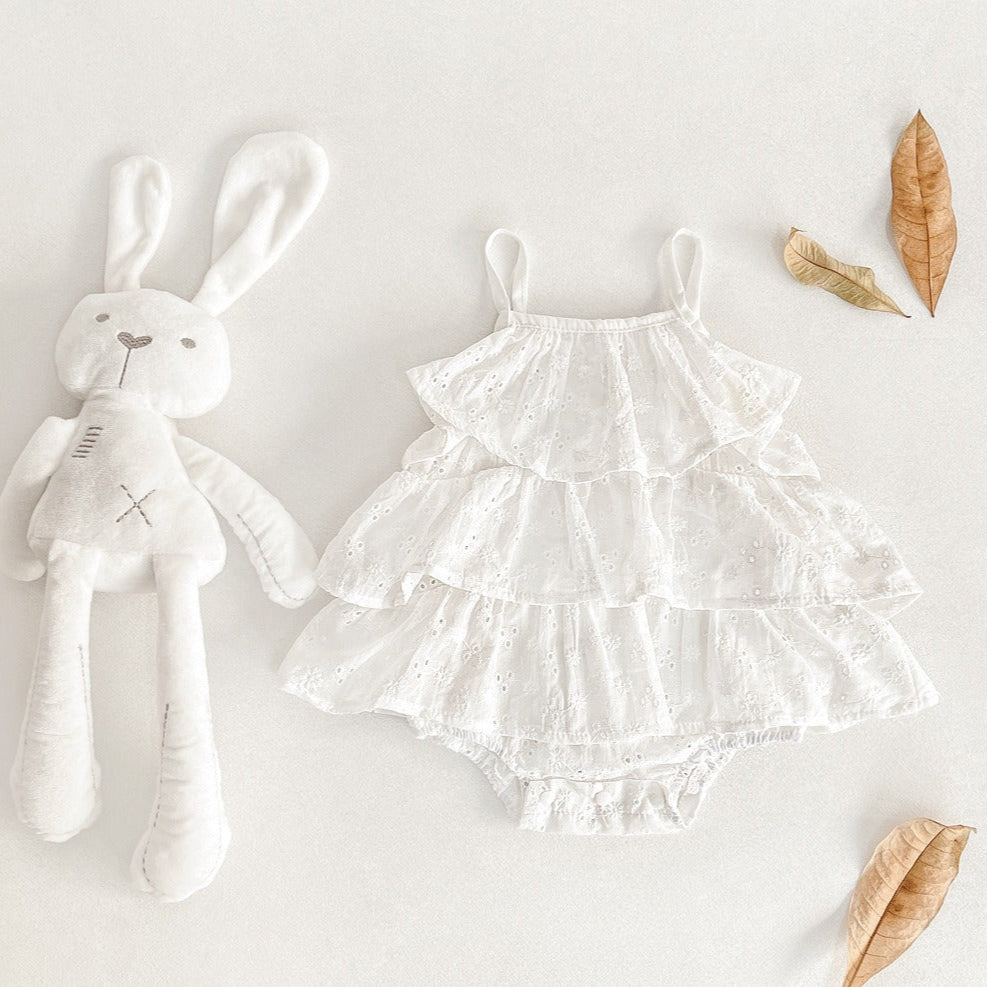 Lightweight and comfy romper dress for baby girls – Riley by Ju Ju Jam