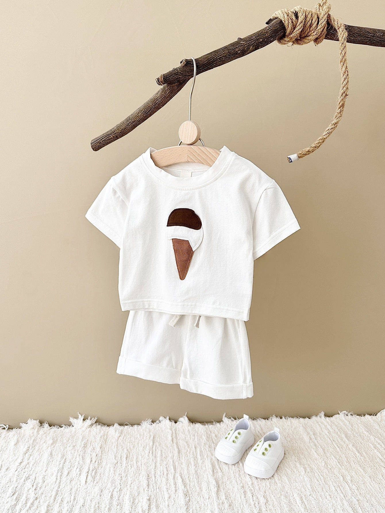 Ju Ju Jam Little Scoops co-ord set – soft and breathable baby outfit for boys and girls.