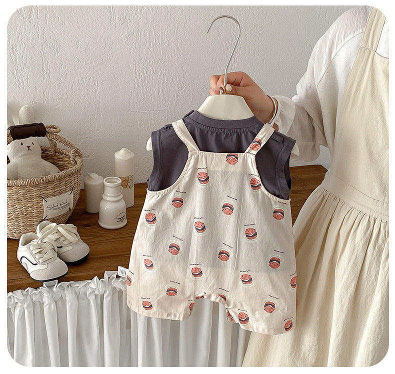 Nyla Tiny Treats Baby Girls Two Piece Jumpsuit Set