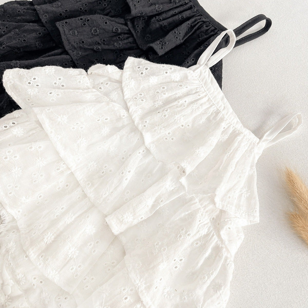 Chic and breathable romper dress for baby girls – Ju Ju Jam Riley