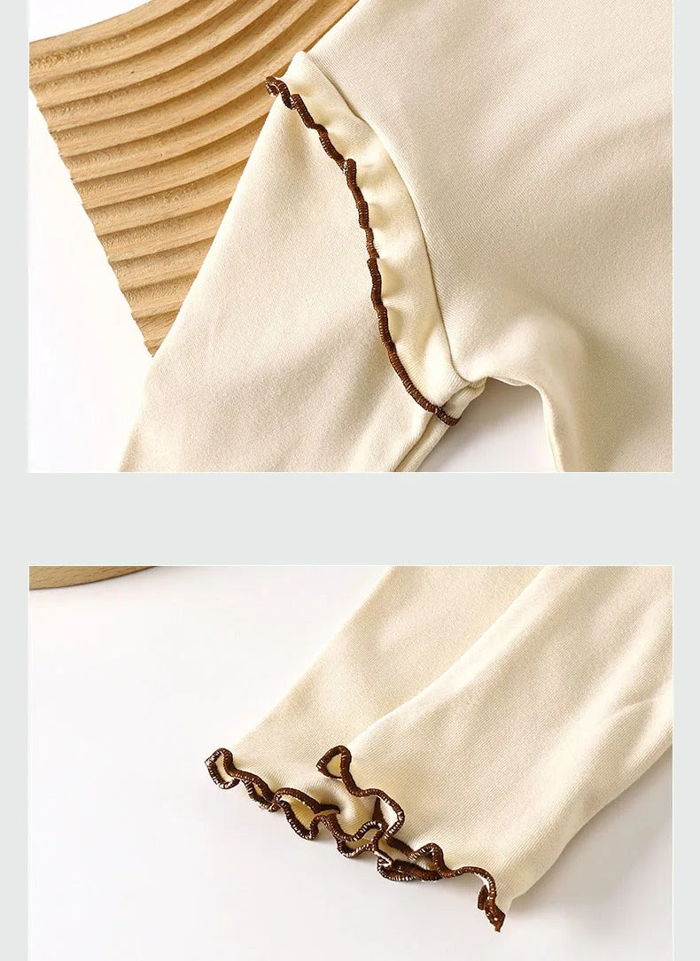 Girls patterned border sweater-style top – Ju Ju Jam baby and kidswear