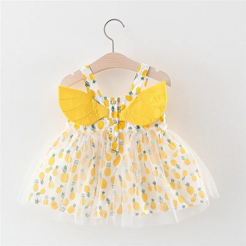 Ju Ju Jam Pineapple fairy dress – colorful and breezy kids dress