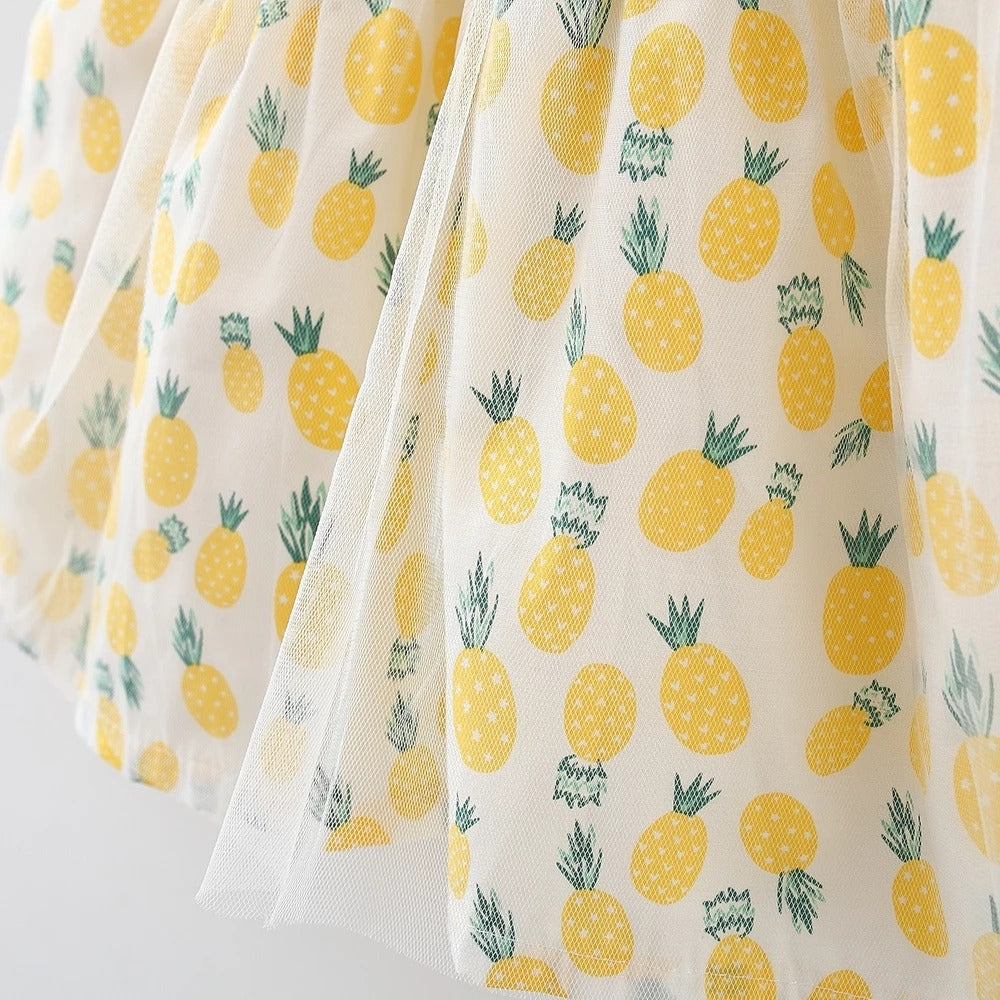 Cute fairy-style dress with pineapple design – Ju Ju Jam kidswear