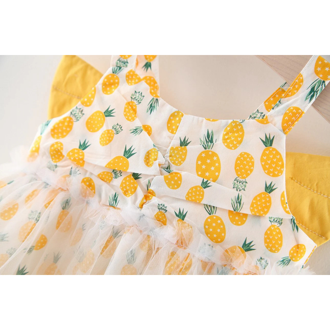 Pineapple fairy dress for toddlers – Ju Ju Jam summer girl outfit