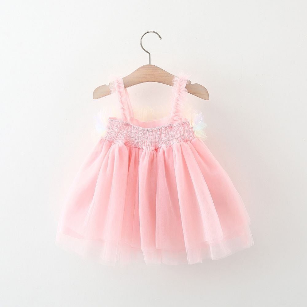 Ju Ju Jam colorful rainbow frill dress for baby girls – fairy-tale style