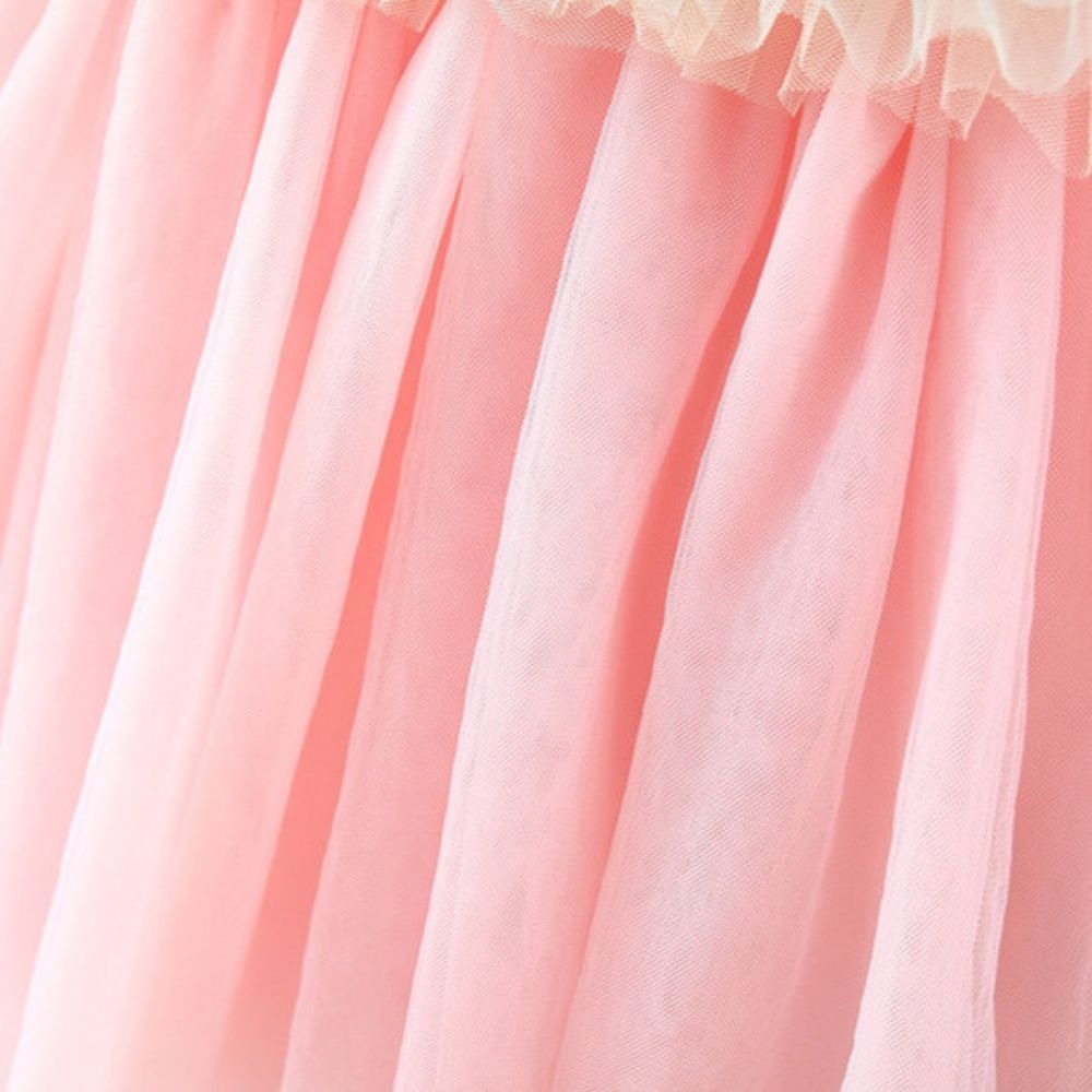 Whimsical rainbow princess dress with ruffles for baby girls – Ju Ju Jam