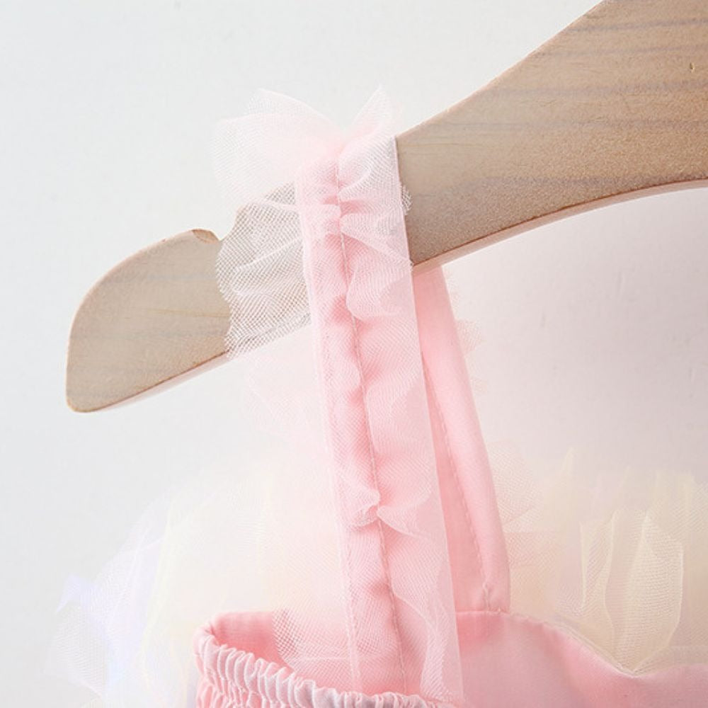 Elegant rainbow dress with flouncy frills for toddlers – Ju Ju Jam clothing