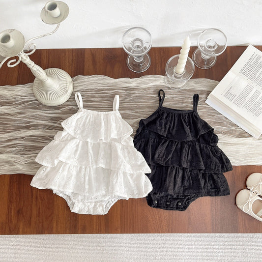 Riley breathable romper dress for baby girls β Ju Ju Jam