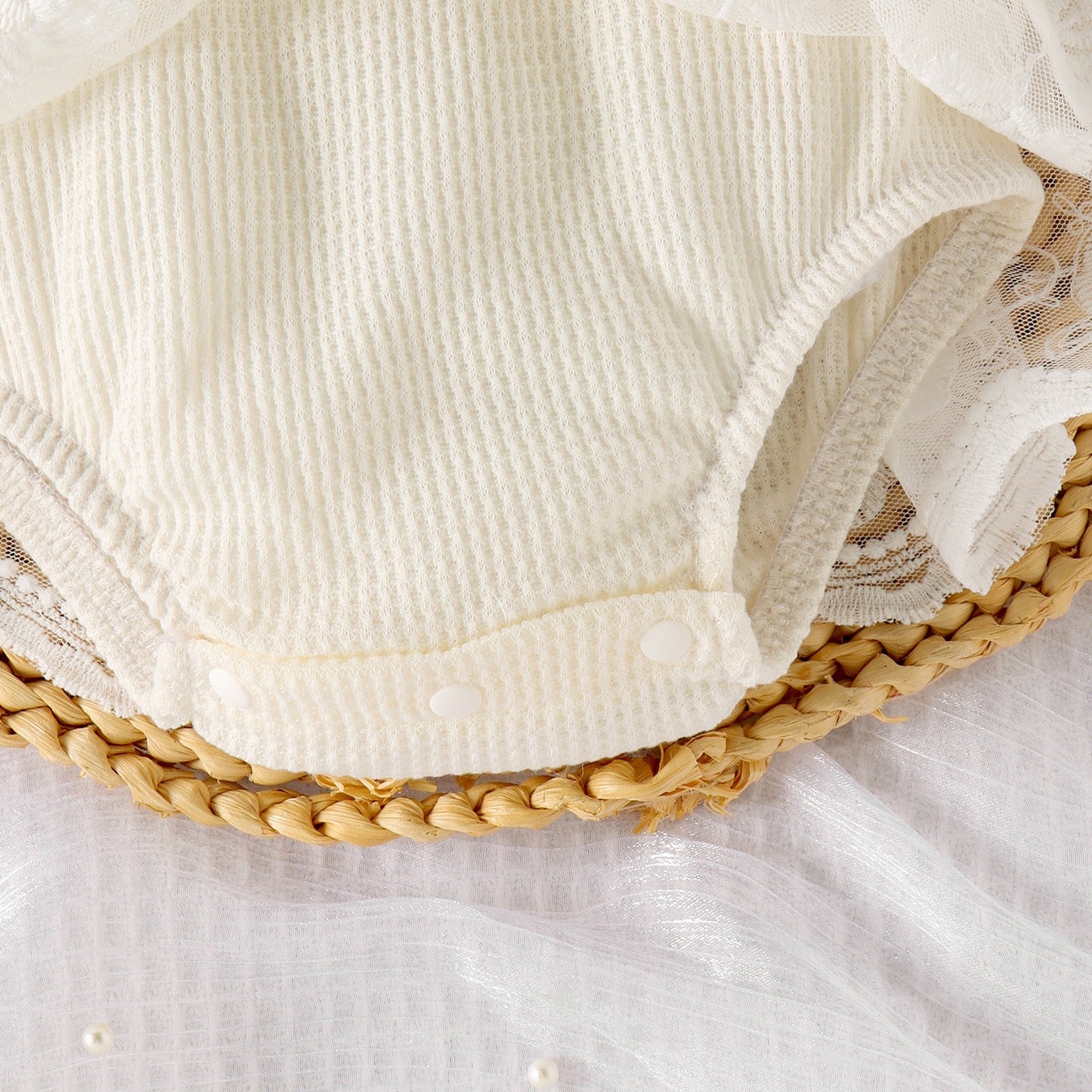 Elegant baby girl romper set – Rose collection by Ju Ju Jam featuring a dress, socks, and bow for little princesses.