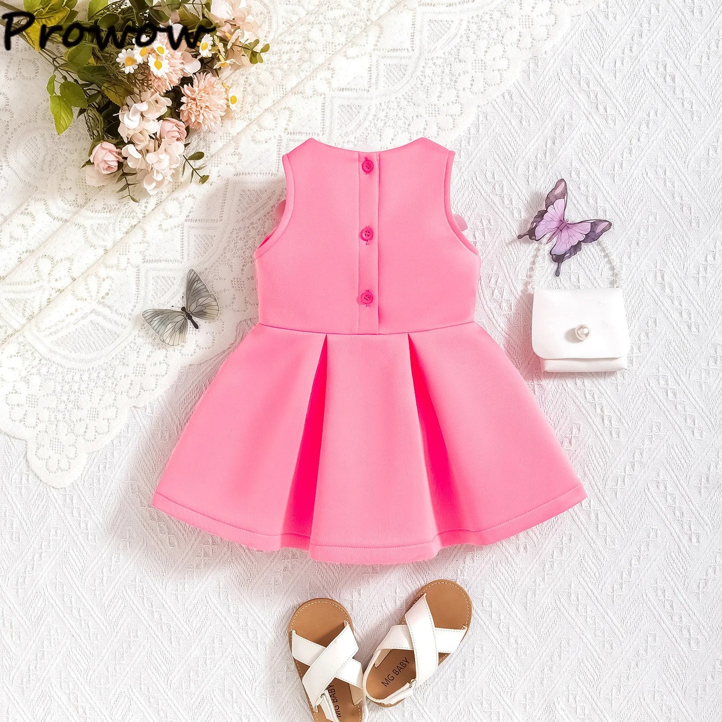 Aurea Flower Princess Baby Girls Dress