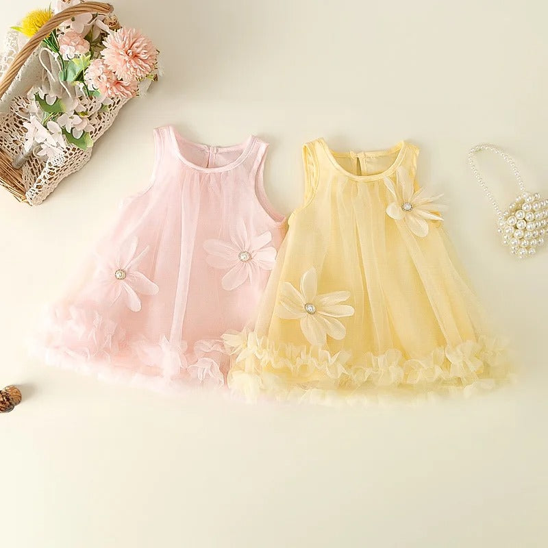 Charming baby girls tulle dress – Fairytale princess design by Ju Ju Jam