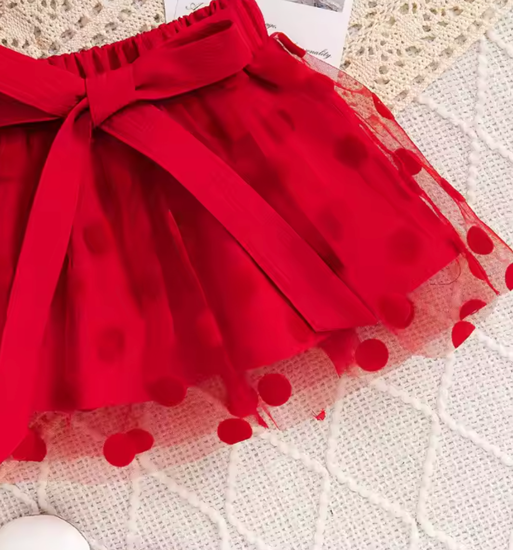 Dot & Dazzle Baby Girls Set with Bow