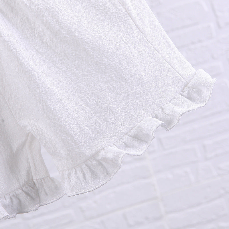 Ju Ju Jam girls' smart button shirt and trendy shorts set, perfect for a polished yet casual look