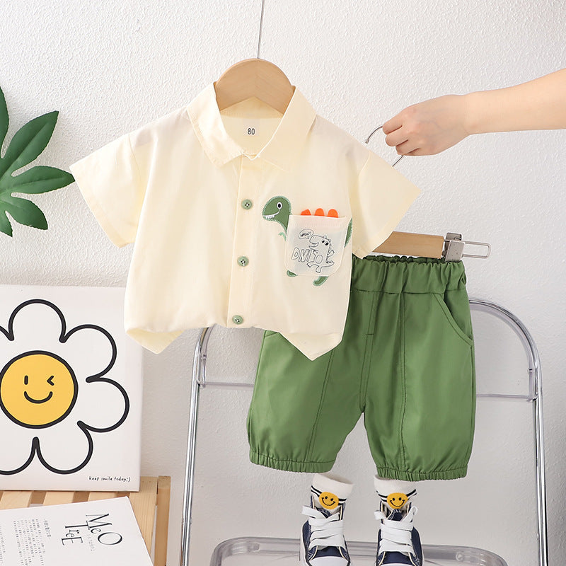 Ju Ju Jam Smart Pocket Shirt and Bottom Set – Stylish Outfit for Baby Boys