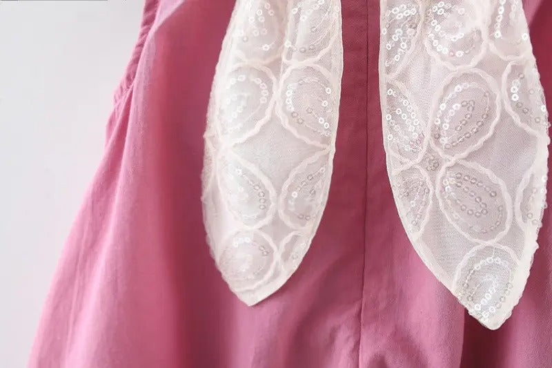 Girls festive bunny dress β Ju Ju Jam glittery and playful dress for toddlers