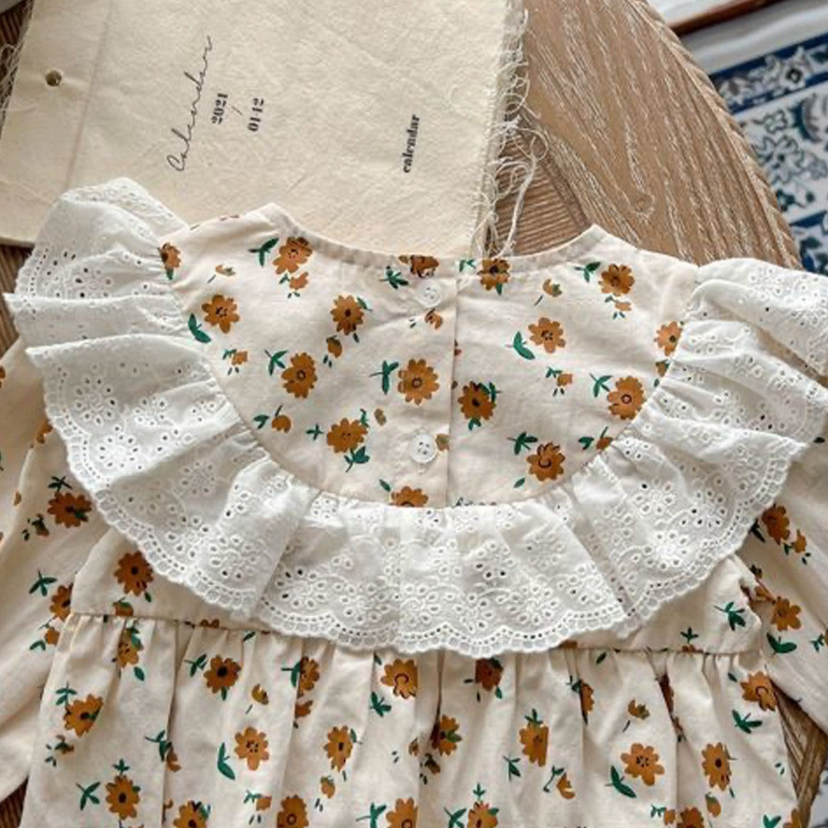 Frill romper with cap for baby girls – Stella design by Ju Ju Jam, ideal for photoshoots and everyday wear.