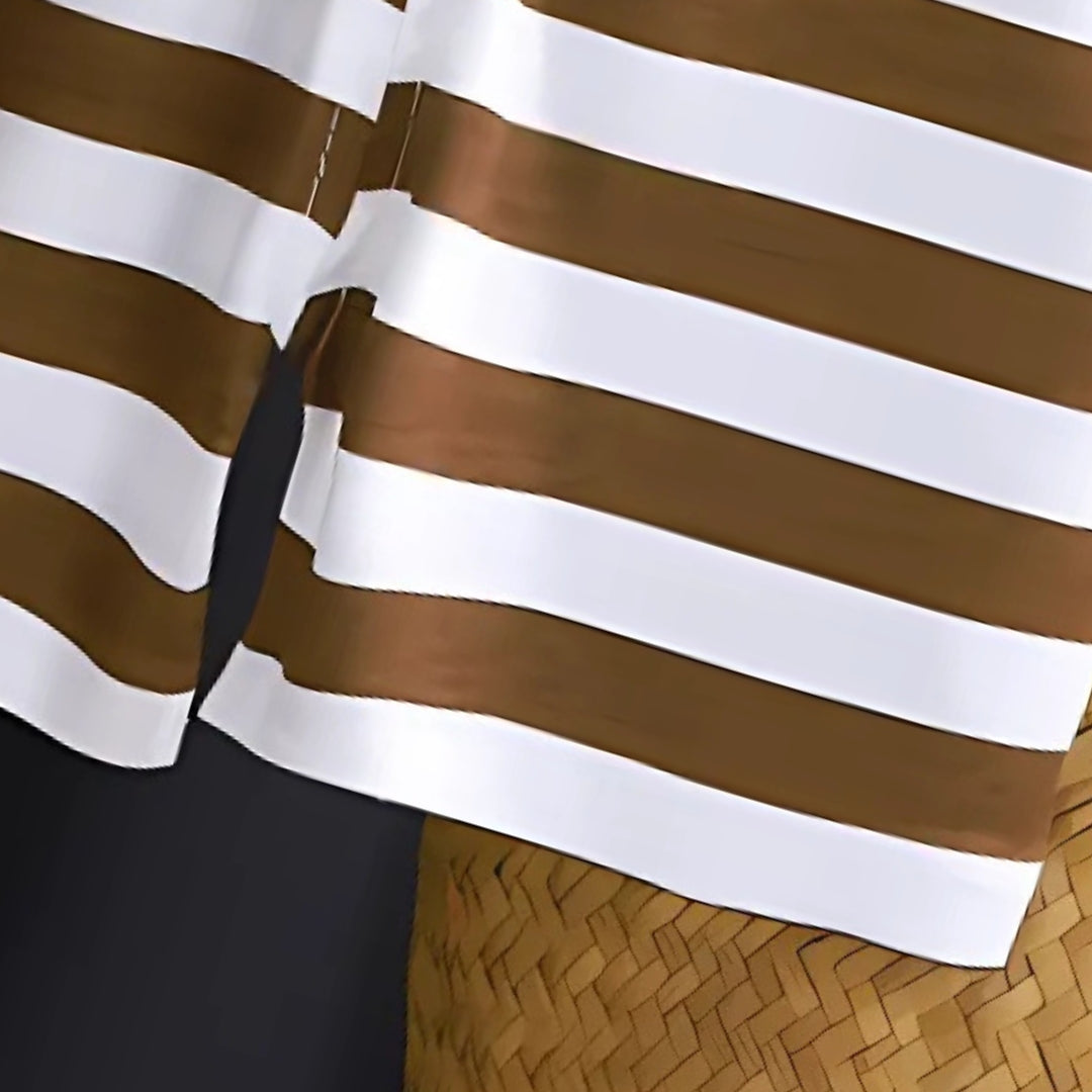 Striped t-shirt and matching pants set for boys with bear print – Ju Ju Jam casualwear