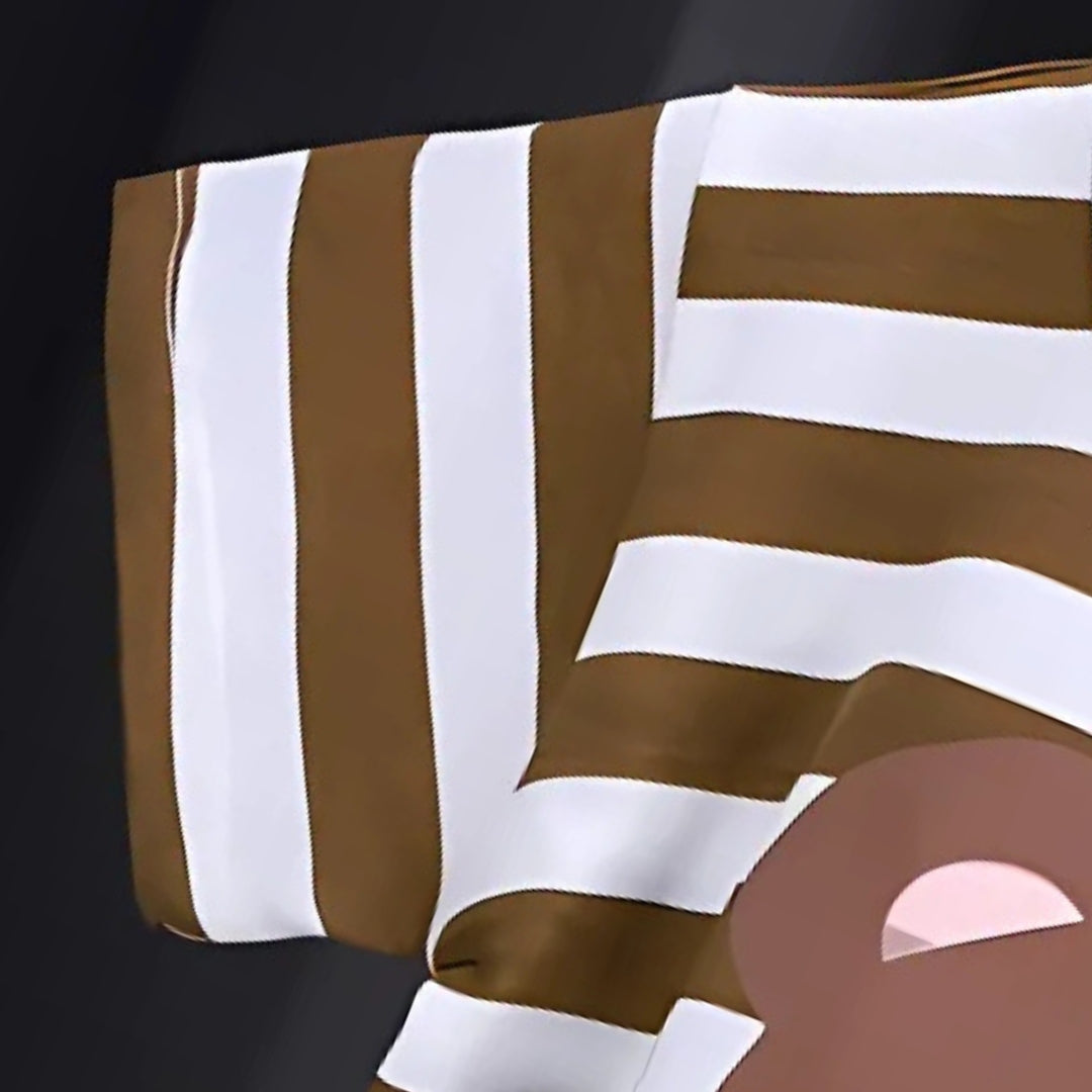 Cozy and cute boys loungewear set with bear and stripe pattern – Ju Ju Jam collection