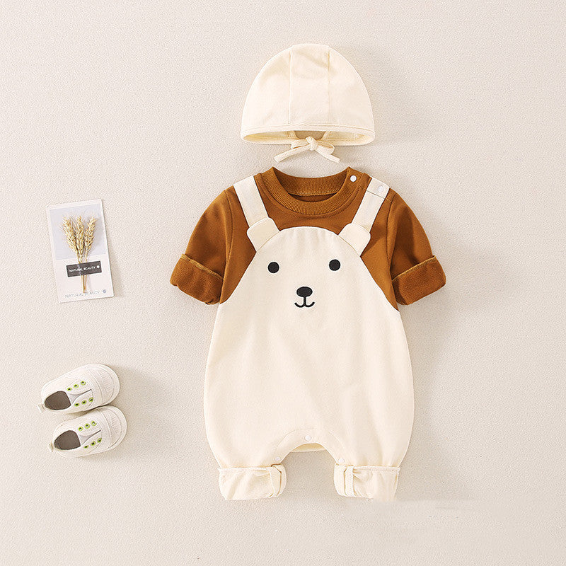 Stylish Teddy Bear Baby Jumpsuit by Ju Ju Jam: Perfect for Your Little One