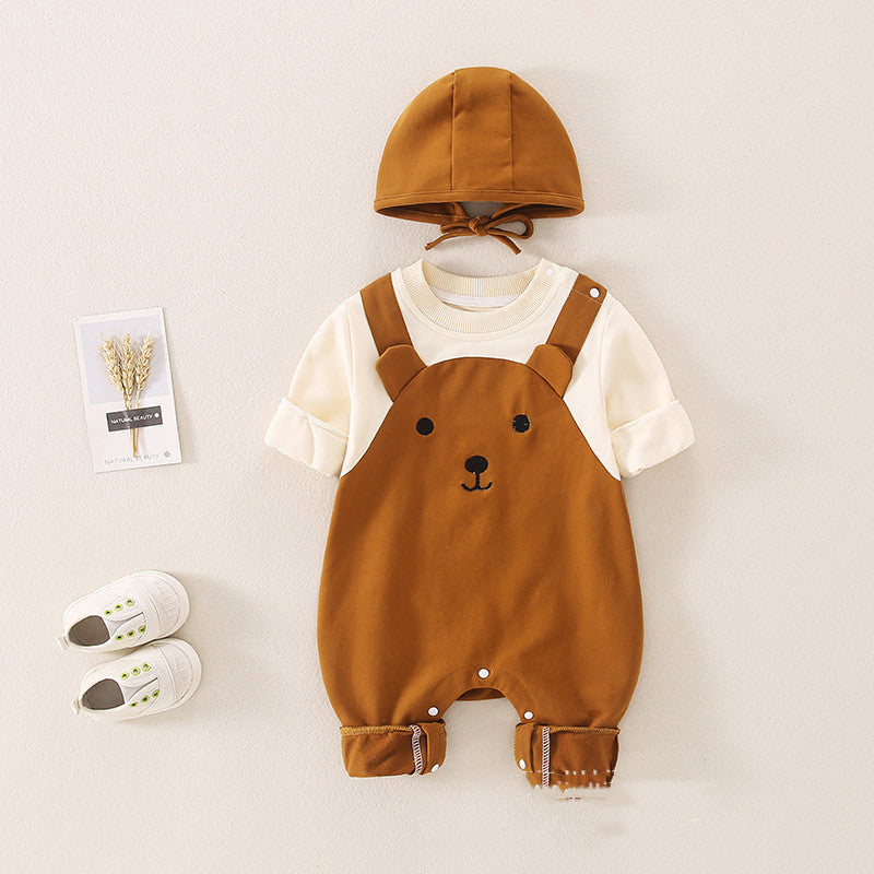 Ju Ju Jam Baby Jumpsuit: Teddy Bear Design for Fashionable Infants