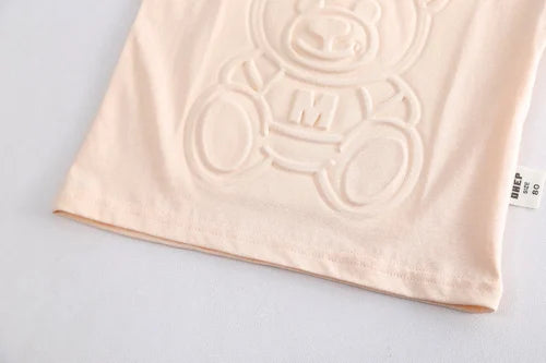 Boys embossed teddy bear co-ord – Ju Ju Jam adorable and comfy set