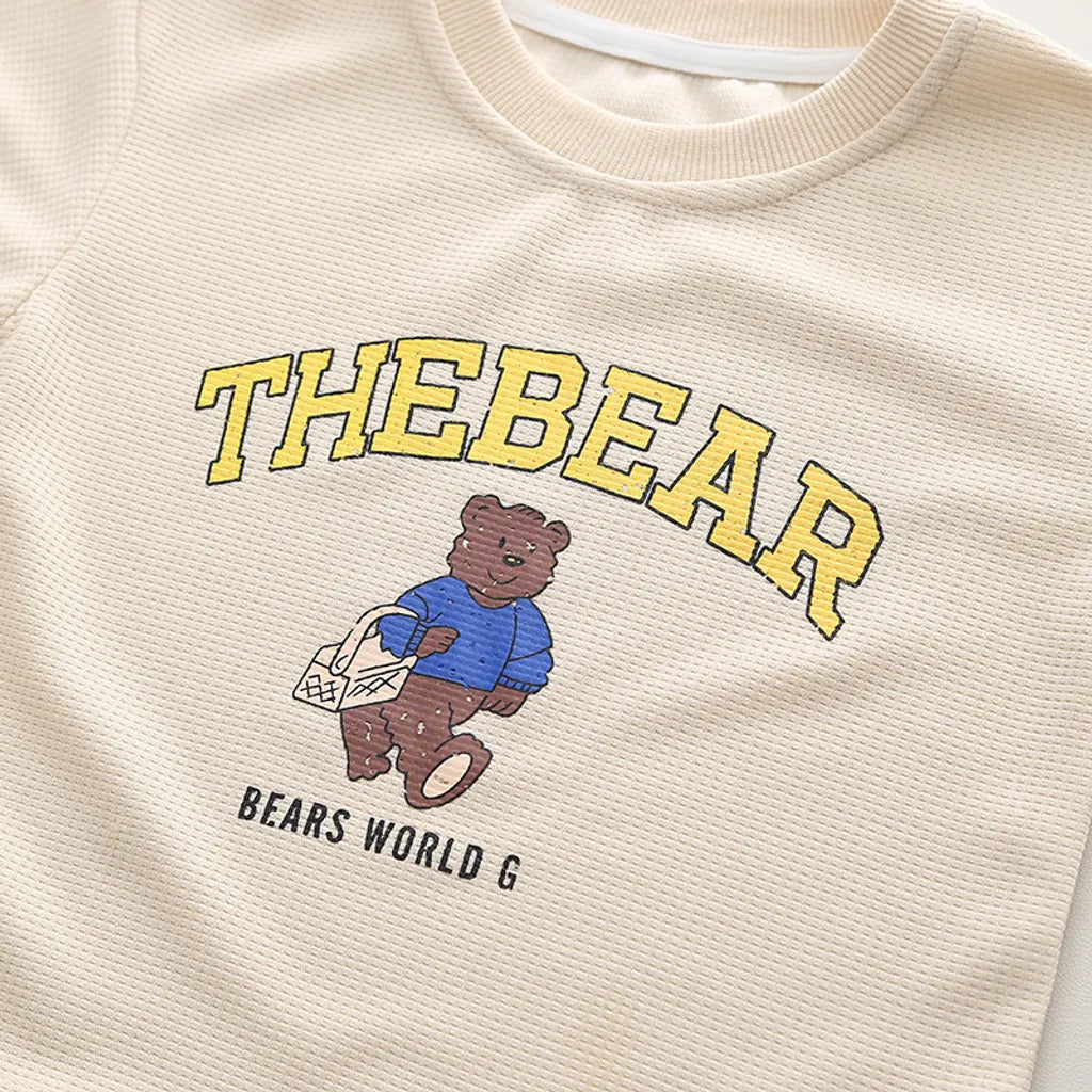 Stylish The Bear Tee and Shorts Boys Set by Ju Ju Jam