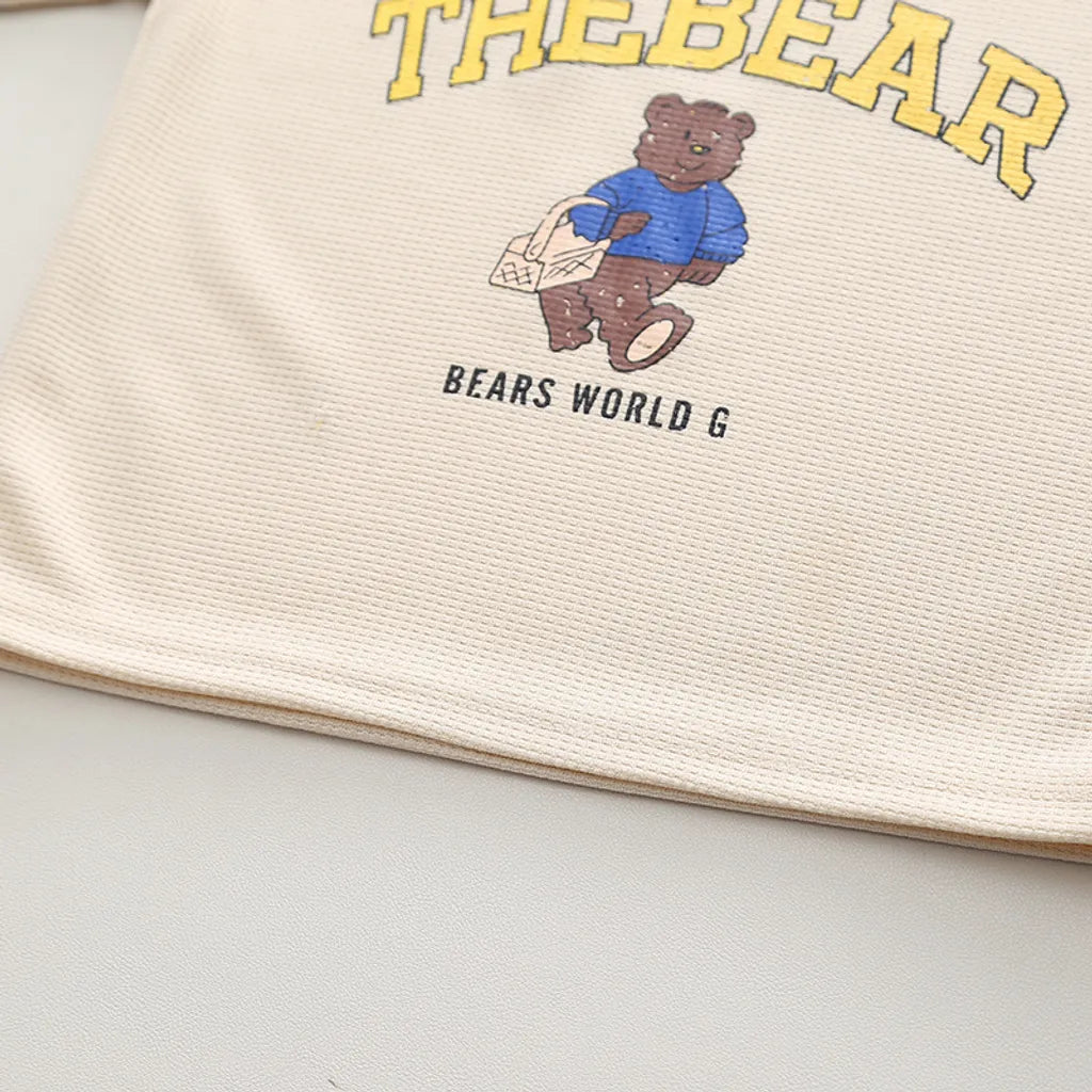 Comfortable The Bear Tee and Shorts Boys Set by Ju Ju Jam
