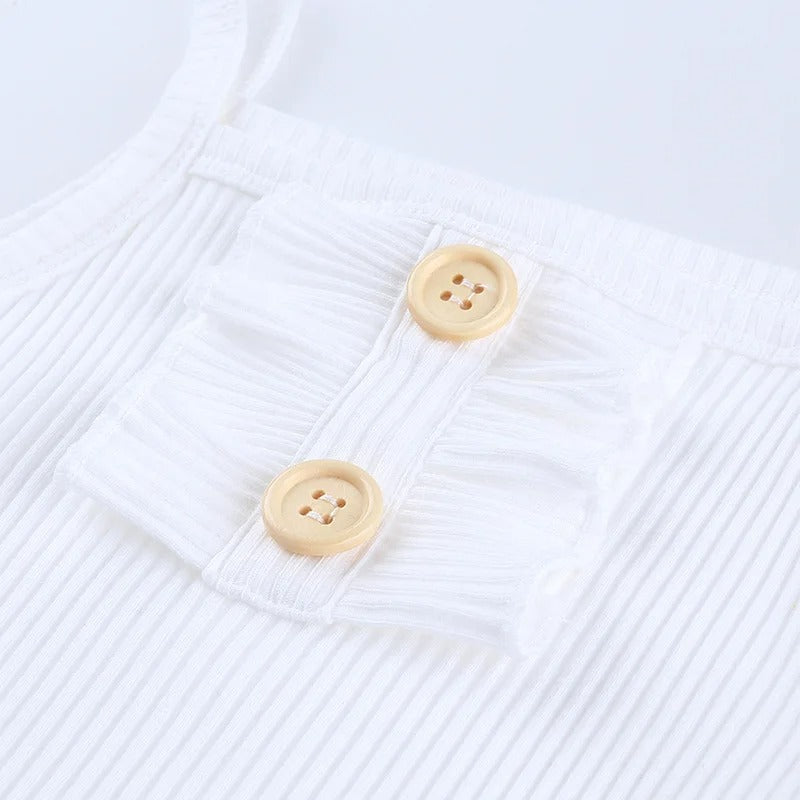 Tiny Twirls romper by Ju Ju Jam – comfortable and cute outfit for girls.