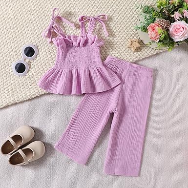 Ju Ju Jam Trendy Knot Girls Top & Pant Set β Stylish two-piece outfit featuring a trendy knot detail top and matching pants for girls.
