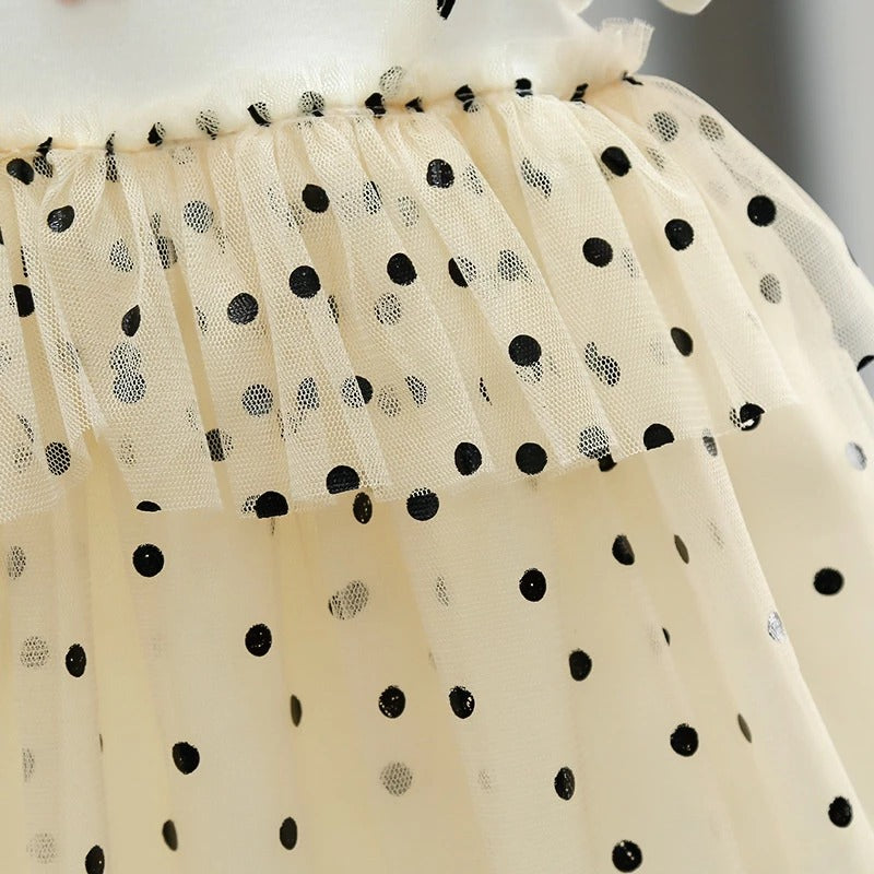 Elegant baby girl dress with soft tulle skirt – Ju Ju Jam fashion