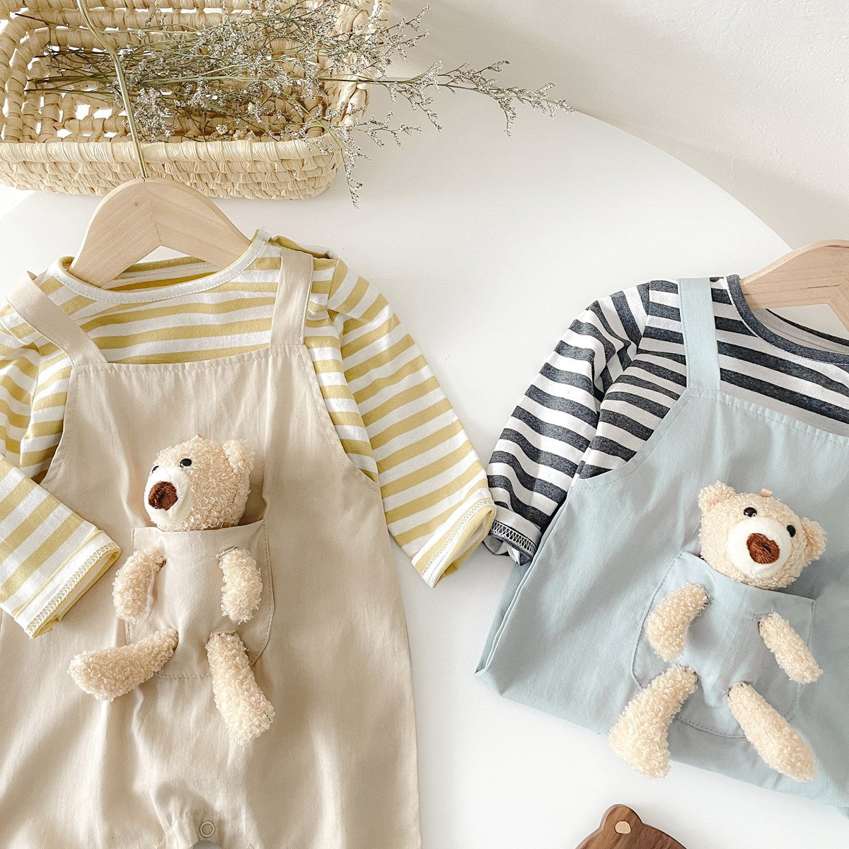 Trendy Kids' Two Piece Set - Bear Hanging Style - Ju Ju Jam Brand