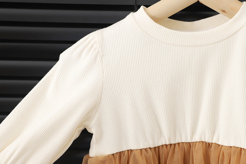 Ju Ju Jam vintage-style girls' dress with two-piece jacket and frill details