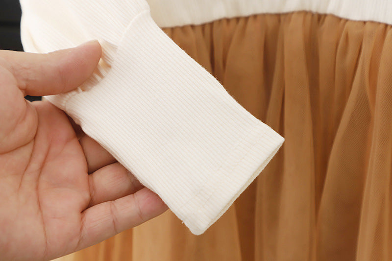 Girls' vintage two-piece jacket dress with frills by Ju Ju Jam