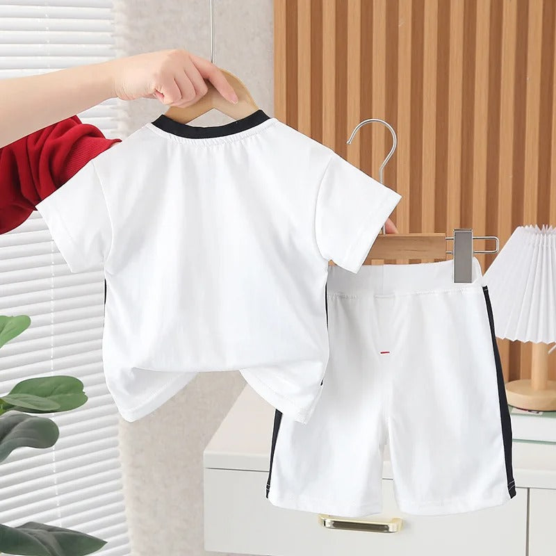 Comfy White Dino Boys Outfit Set – Ju Ju Jam Toddler Clothing