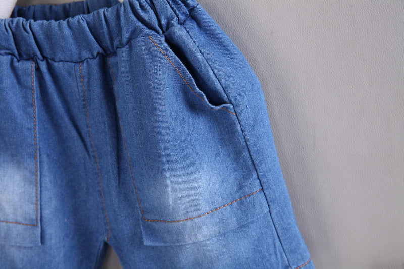 Adorable giraffe boys set – Ju Ju Jam yellow collared top and bottoms