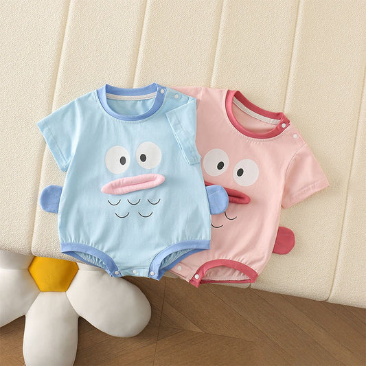Ju Ju Jam Giggle Mouth 3D Baby Boys Girls Romper β fun unisex baby outfit