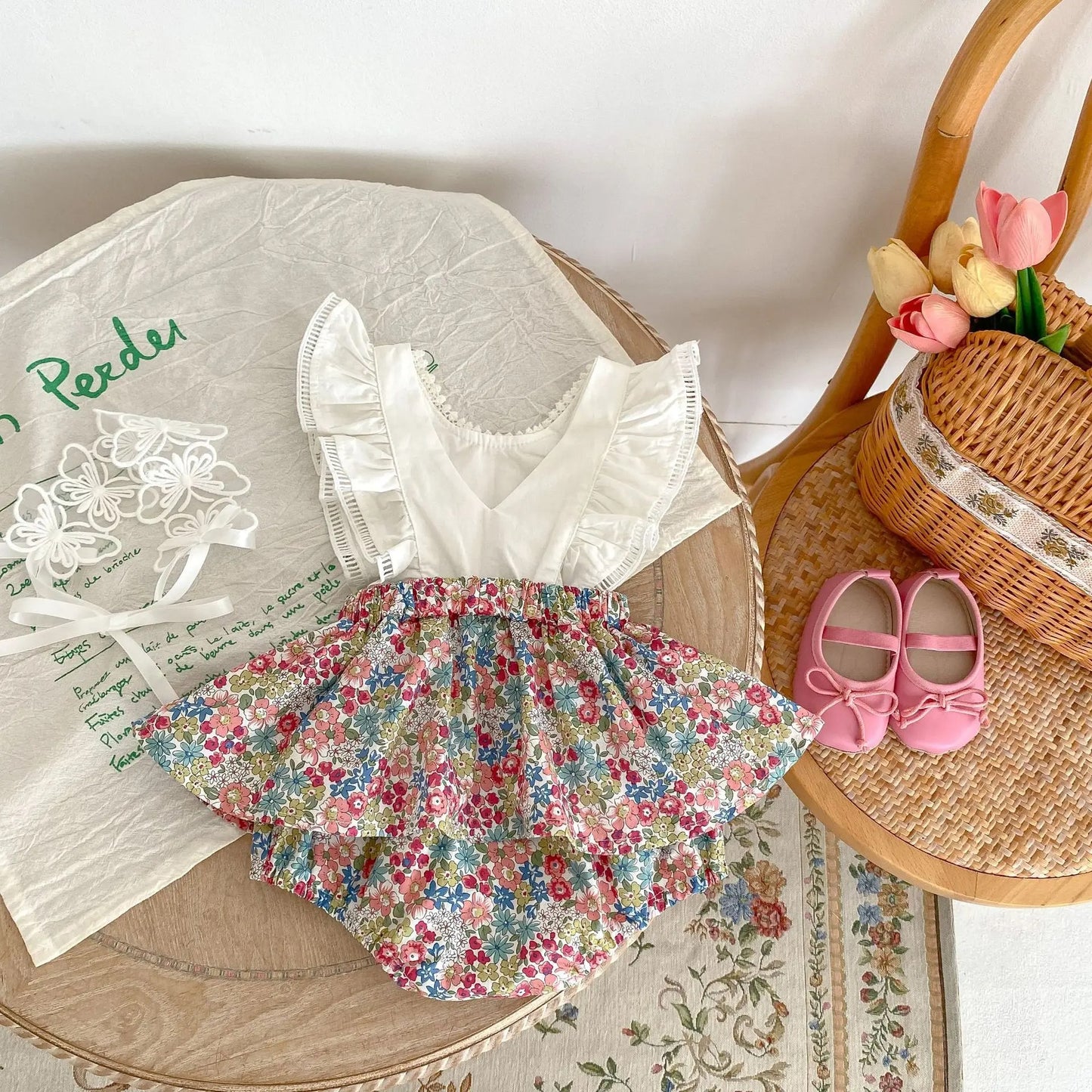 Ruby Posh Baby Girls Romper Dress