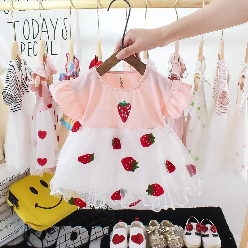 Ira Strawberry Baby Girls Dress