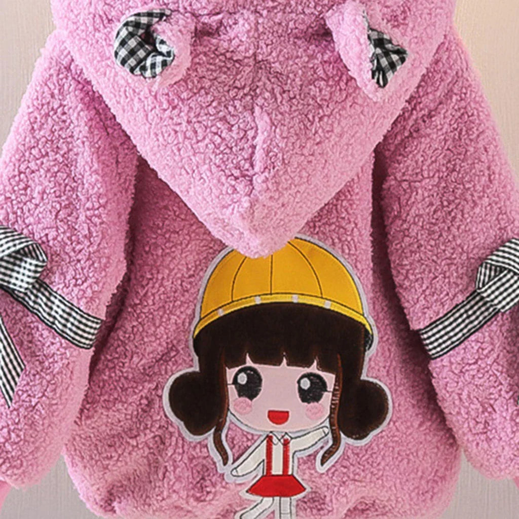 Cute and cozy Little Girls Warm Jacket from Ju Ju Jam β the ideal outerwear for your little girl this season.