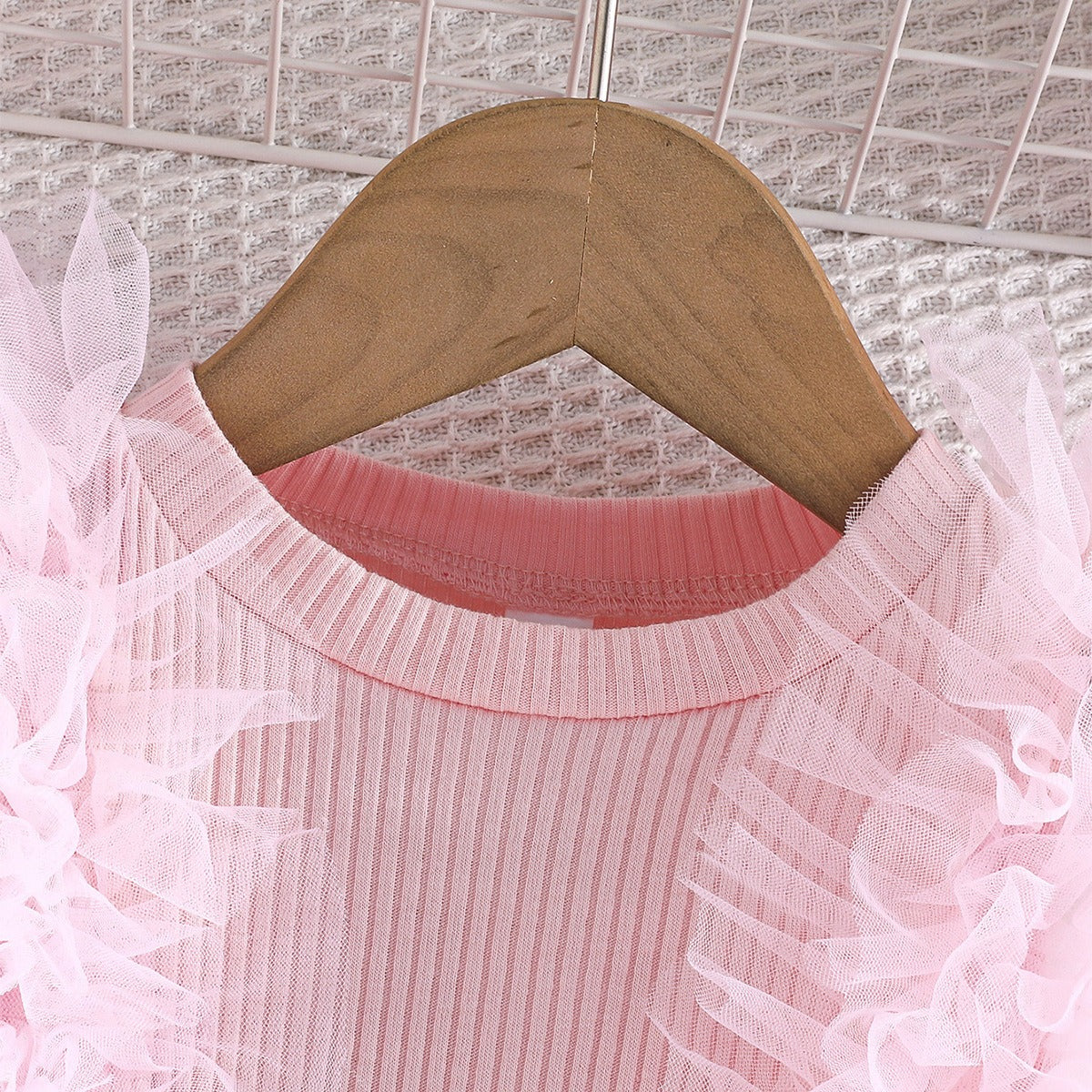 Diana Ruffled Girls Top And Skirt Set