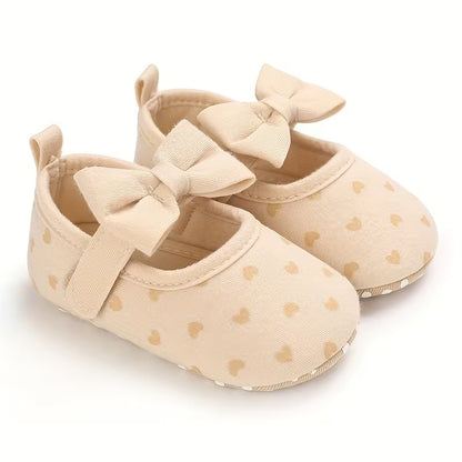 Ava Angel Baby Girls Heart Shoes