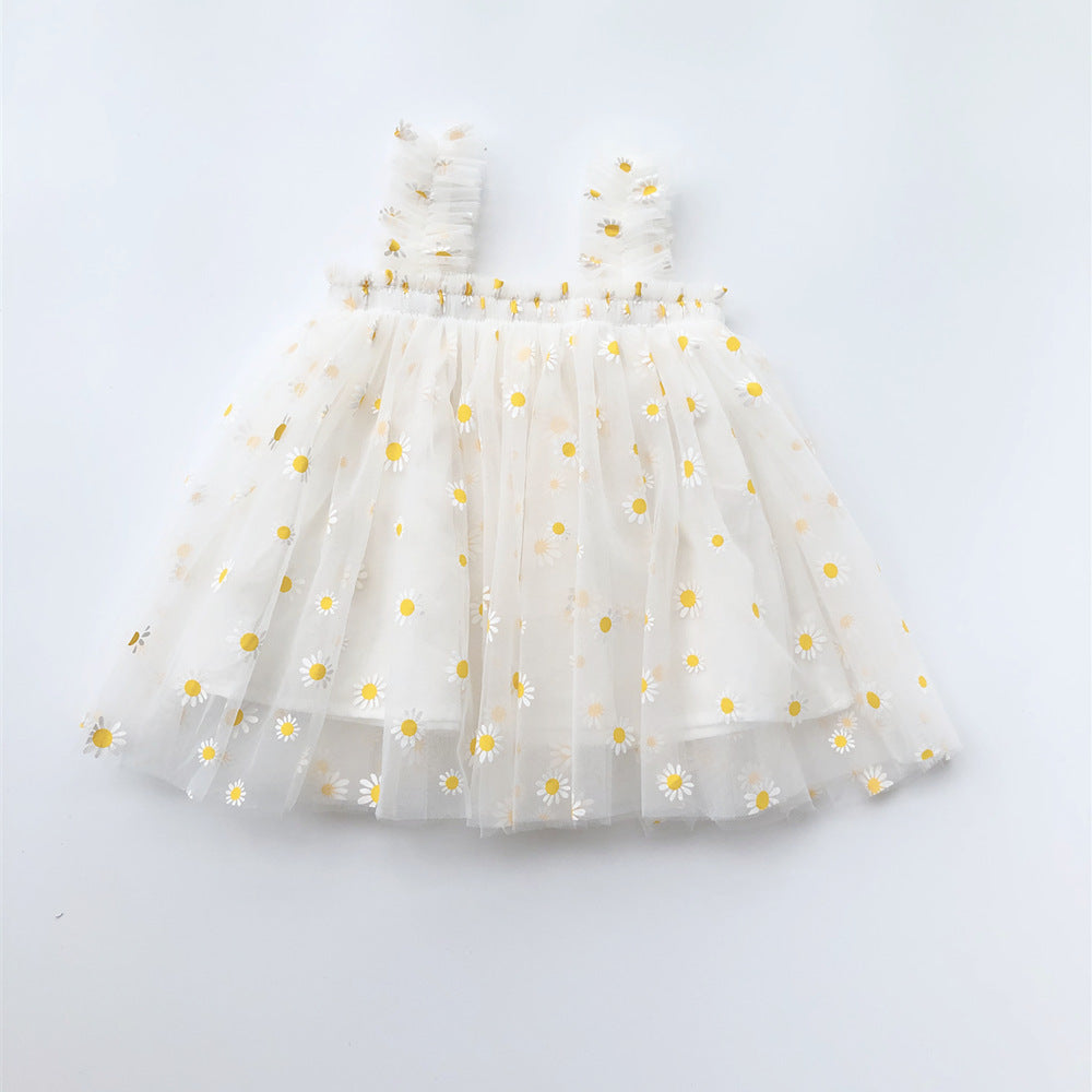 Chic Net Frill Girls Dress from Ju Ju Jam - Effortlessly Cute and Elegant