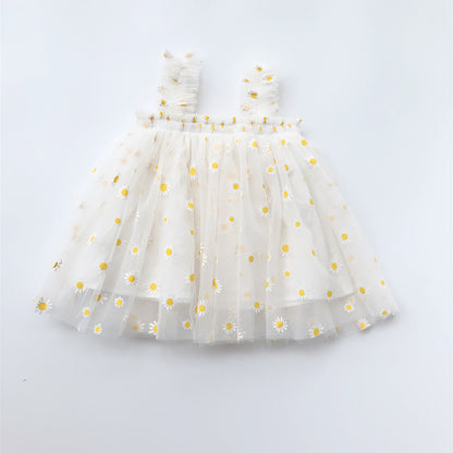 Chic Net Frill Girls Dress from Ju Ju Jam - Effortlessly Cute and Elegant